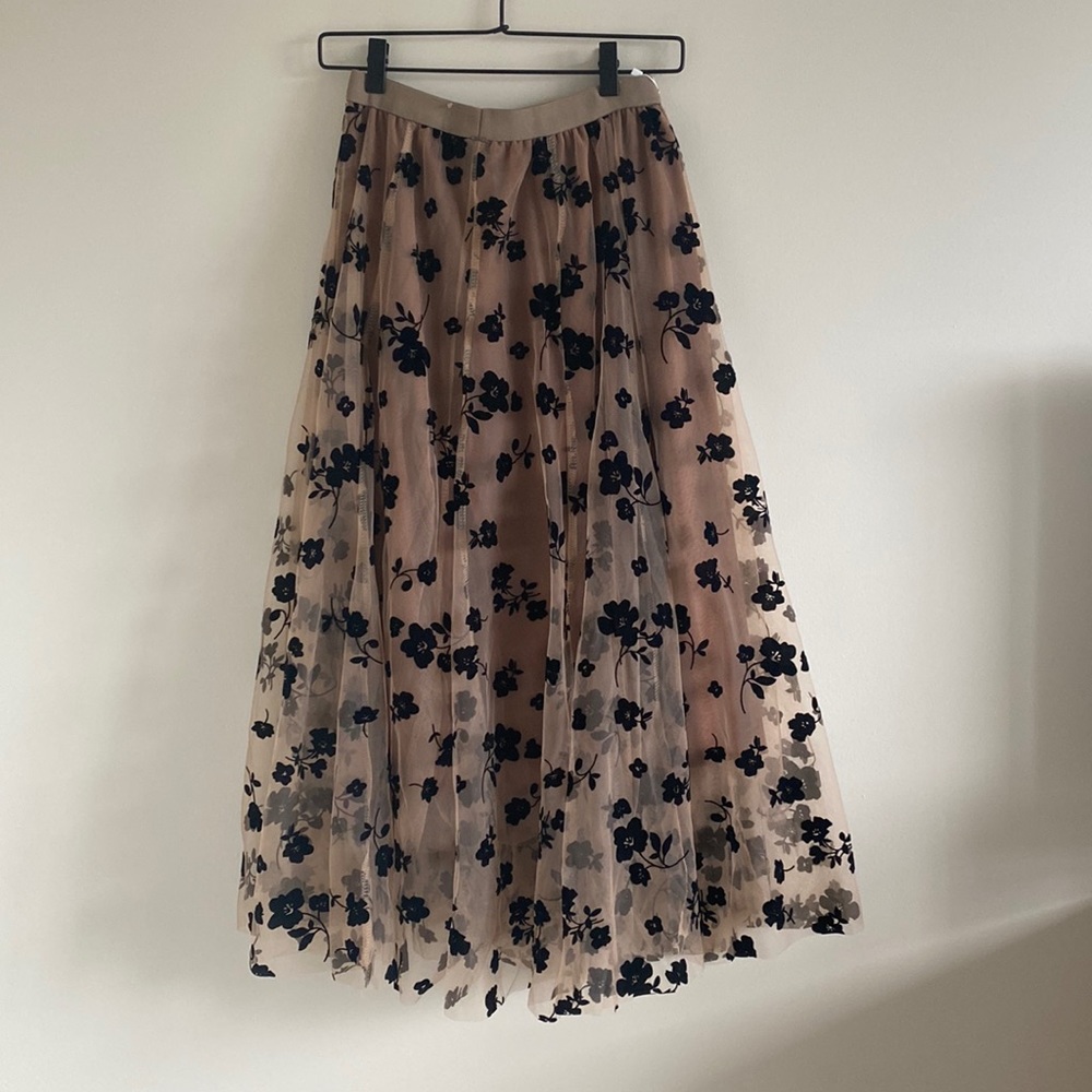 Tulle A-line skirt